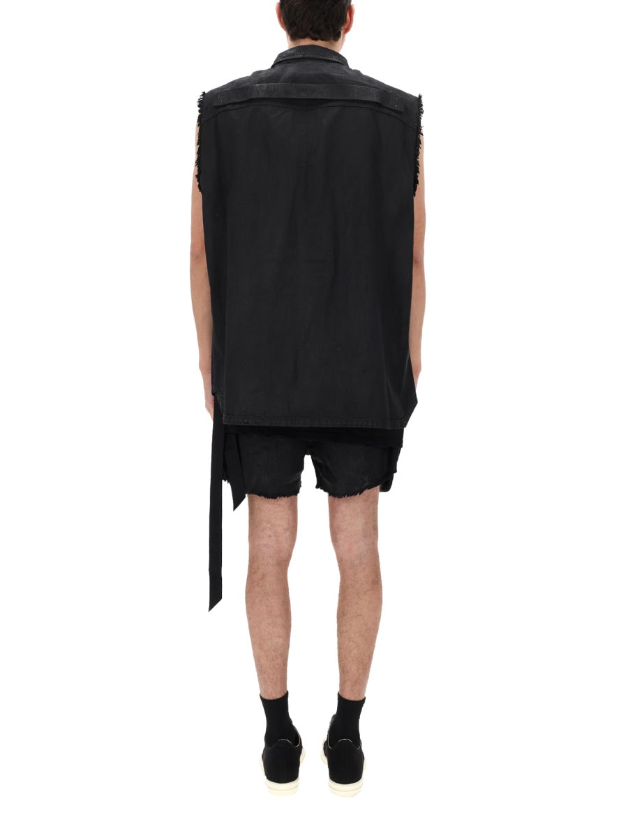 Rick Owens X Drkshdw Gilet - Black | be16aa2c1d92e18ed8a876790c696273783b0700