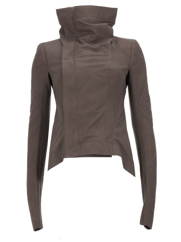 Rick Owens Leather Jackets - Brown | 80e82193b990dcc6616978e903d2516db4c53561