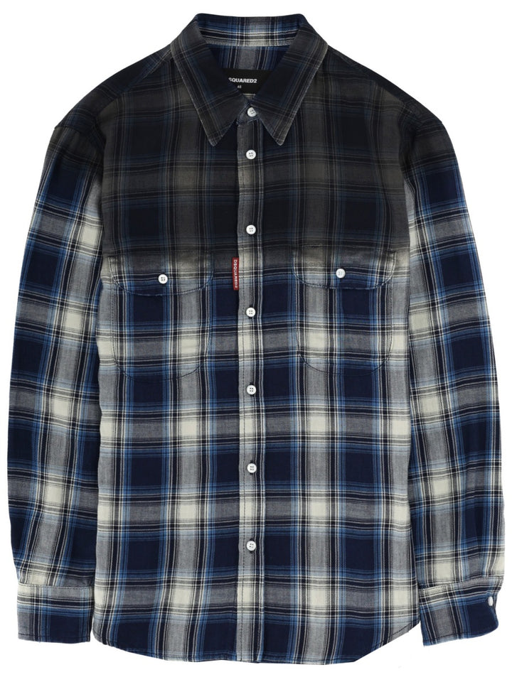 Dsquared2 Shirts - Blue | a5cc9a9e9355a8dbb6fb46a28e973f05c6156240