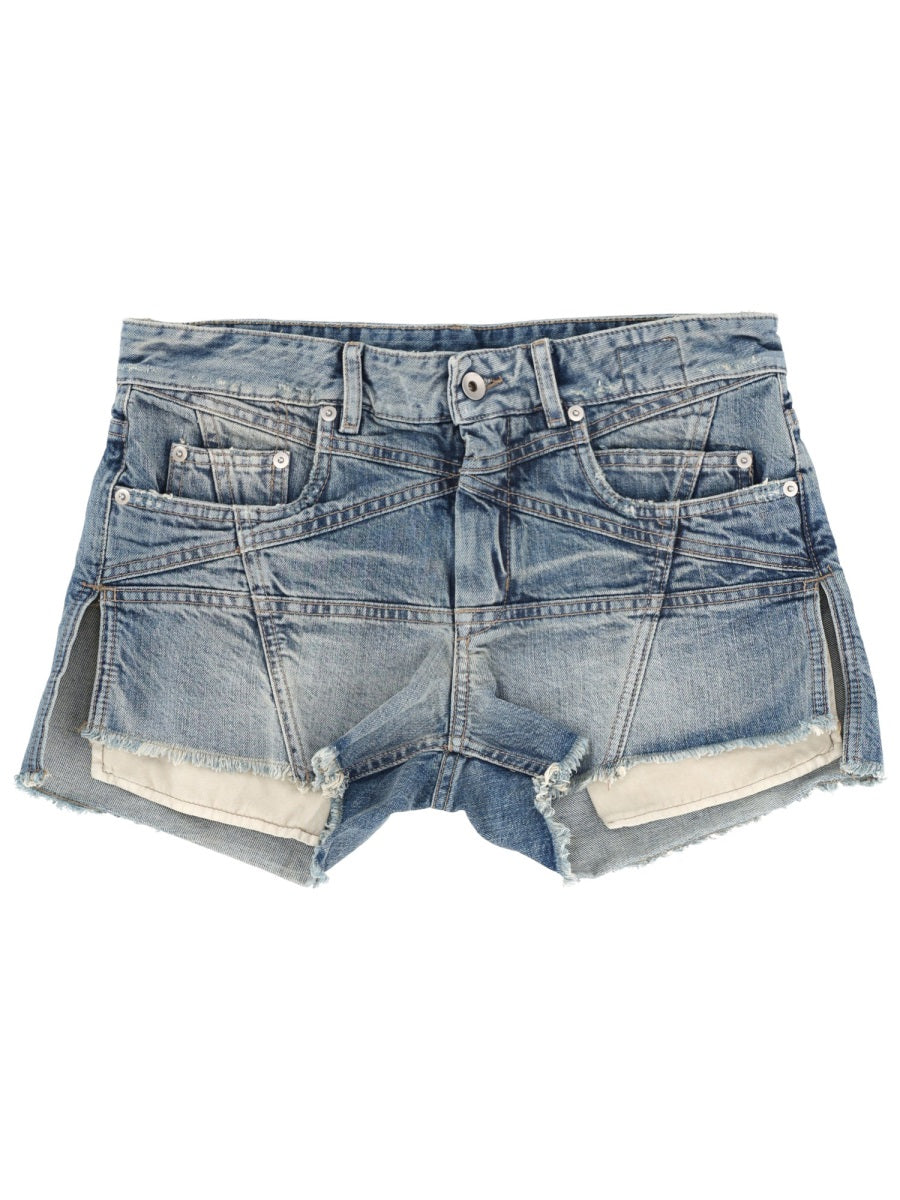 Rick Owens X Drkshdw Shorts - Denim | 83ca4ce69ec0d77c68e48063814d20940bc9460a