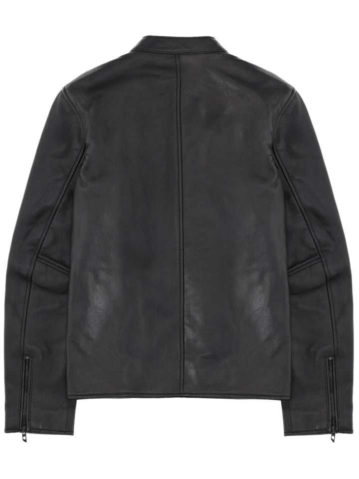 Diesel Leather Jackets - Black | 8ed80aceb75eee6fd06fc1964cd9a74df5d1c490