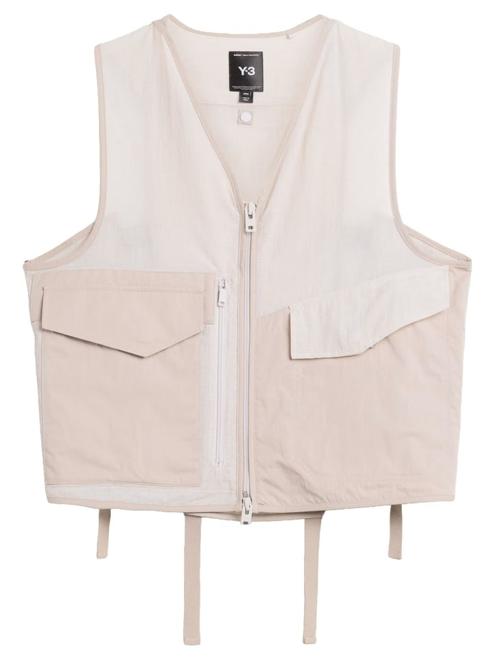 Adidas Y-3 Gilet - Beige | 8749a102b8d0a71ad3f916c7f18f8e398b60f2b5