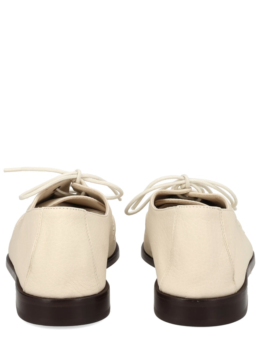 Hereu Flat Shoes - Ivory | 4b610276262b4e7dee407b4ae5ea0fc2f3adedfd