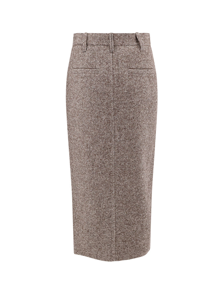 Brunello Cucinelli Skirts - BROWN MULTI | 7f28310e24f6dc8e8dd69d40dad0f4e32b75434c