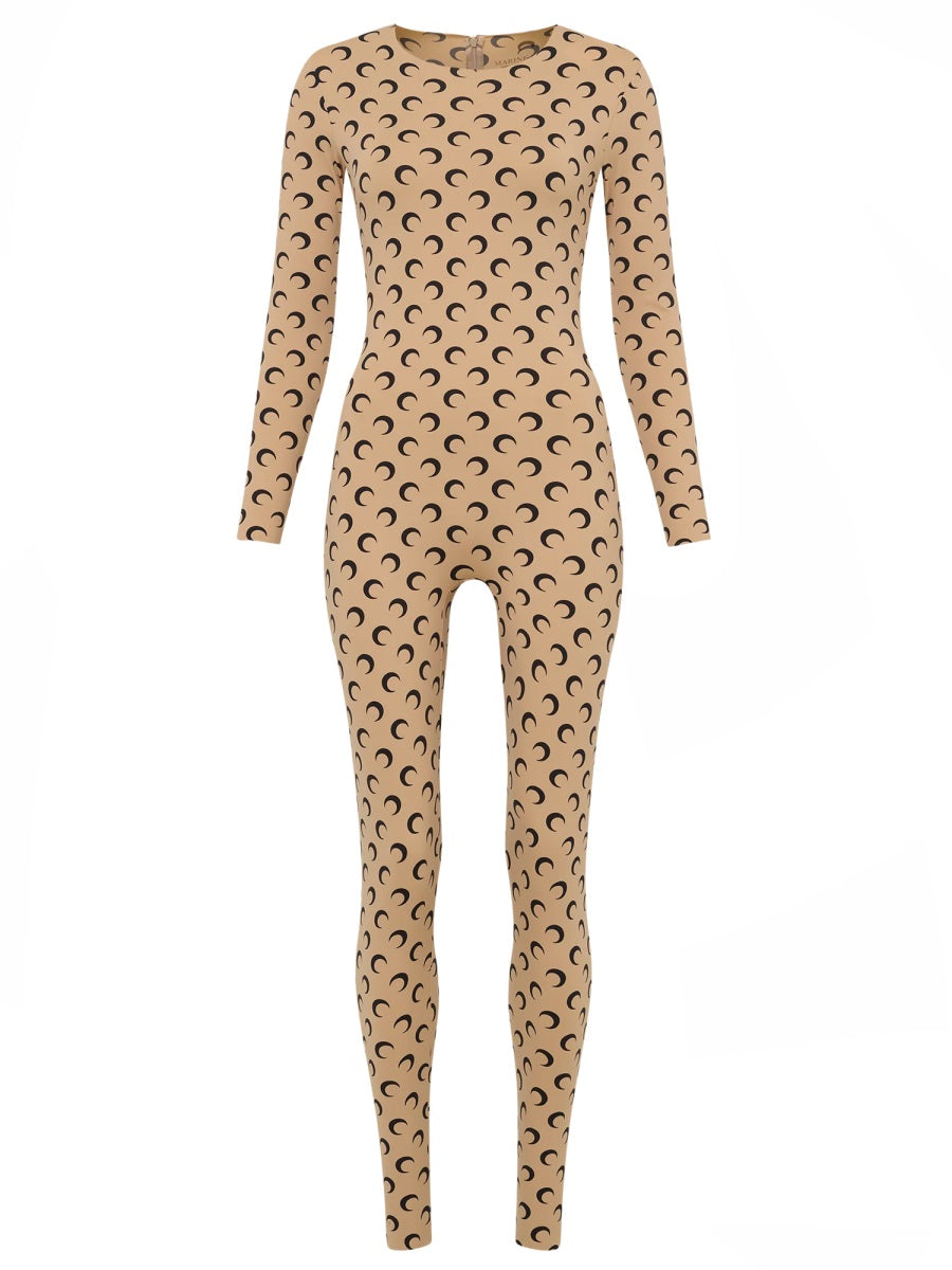 Marine Serre Jumpsuits - Beige | 2a83cf01af6ce4e03b77a728fcf5e122510b1b40