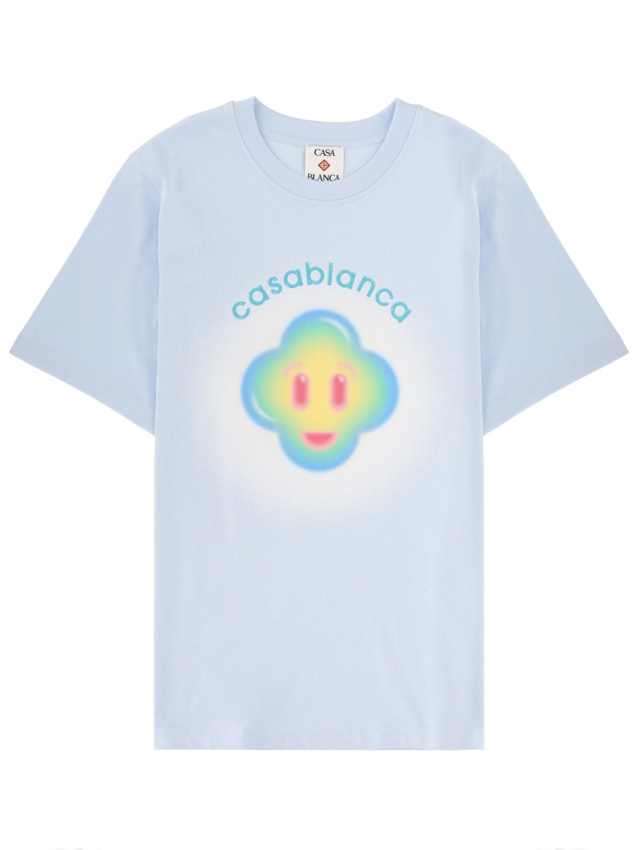 Casablanca T shirts - Azure | c2bf704beb914721304dd3880d207cc4f3090452