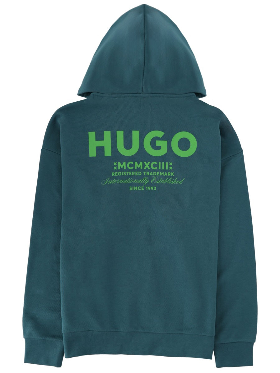 Hugo Sweatshirts - Green | b44a580da3152722de9126a22f01437c0aa9ef98