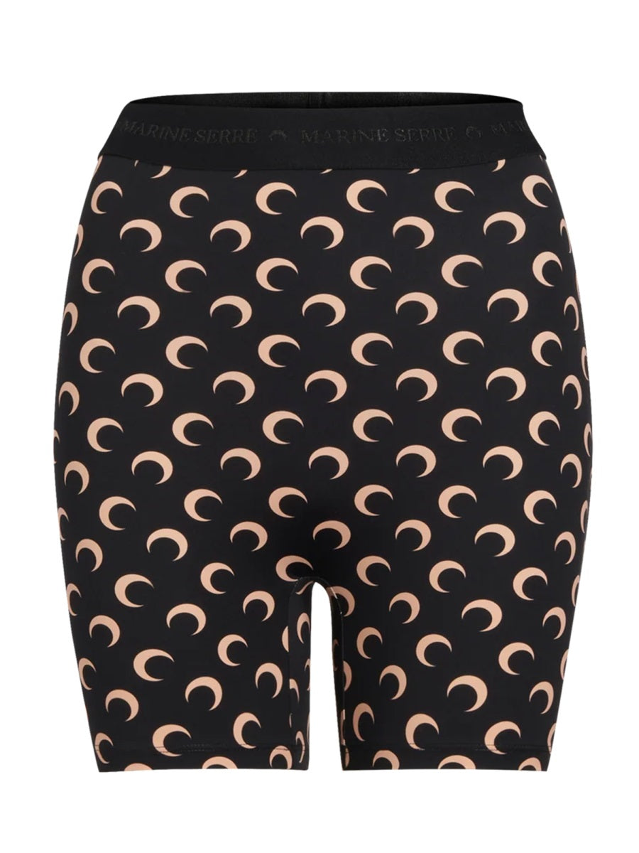 Marine Serre Shorts - Black | c8881b09ee5b0cb7f0a34de98c94b64a956e1cb4