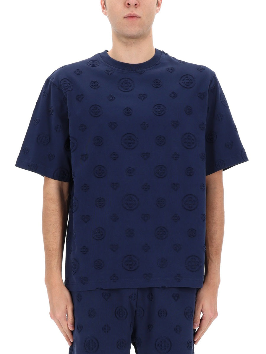 Casablanca T shirts - Blue | 0ee8c5b7f50b336f815b3628b73e3fdc0a7852ab