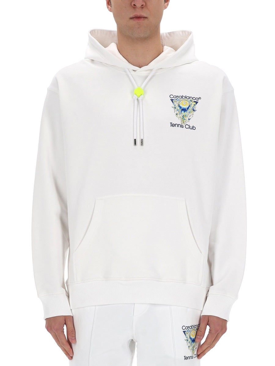 Casablanca Sweatshirts - White | db7bcfb737d52c90e3c870ac11526b4bb113d6f2