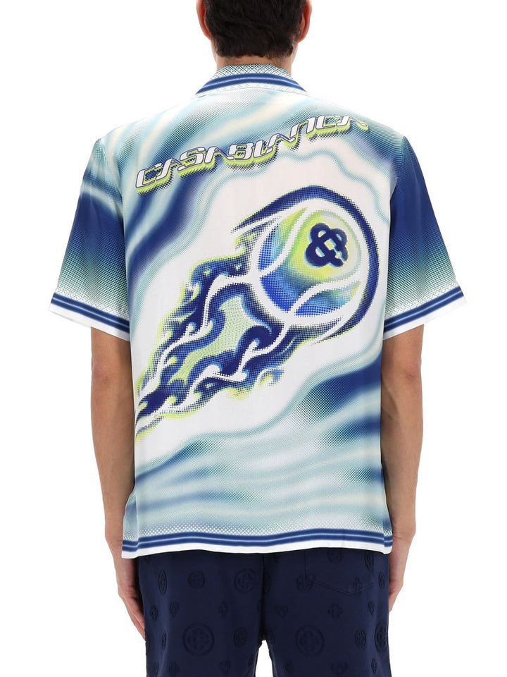 Casablanca Shirts - Blue | 7058faf9803aa7ec0e53a9fa408d99bd41f1d617