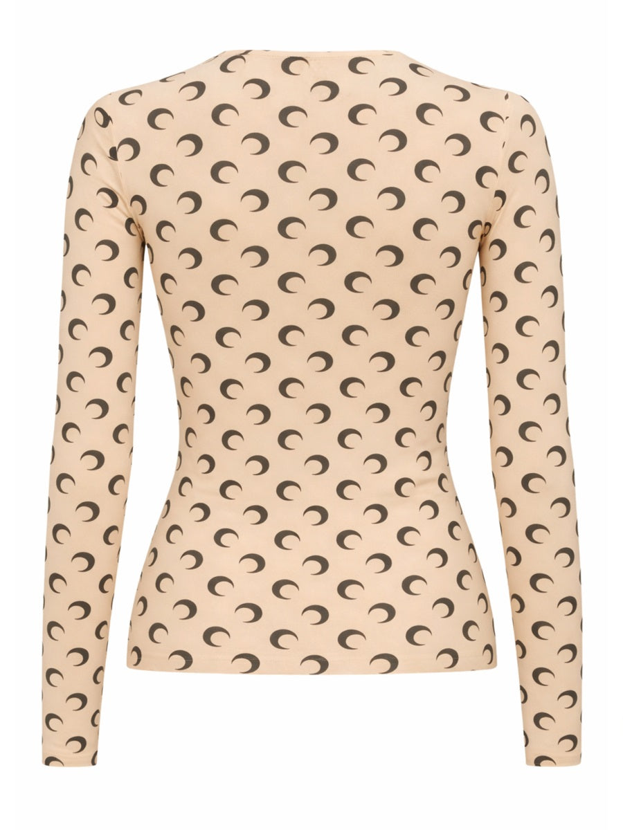 Marine Serre Tops - Nude | ebe43143800ab84ca09b728db200c727fcc4328d