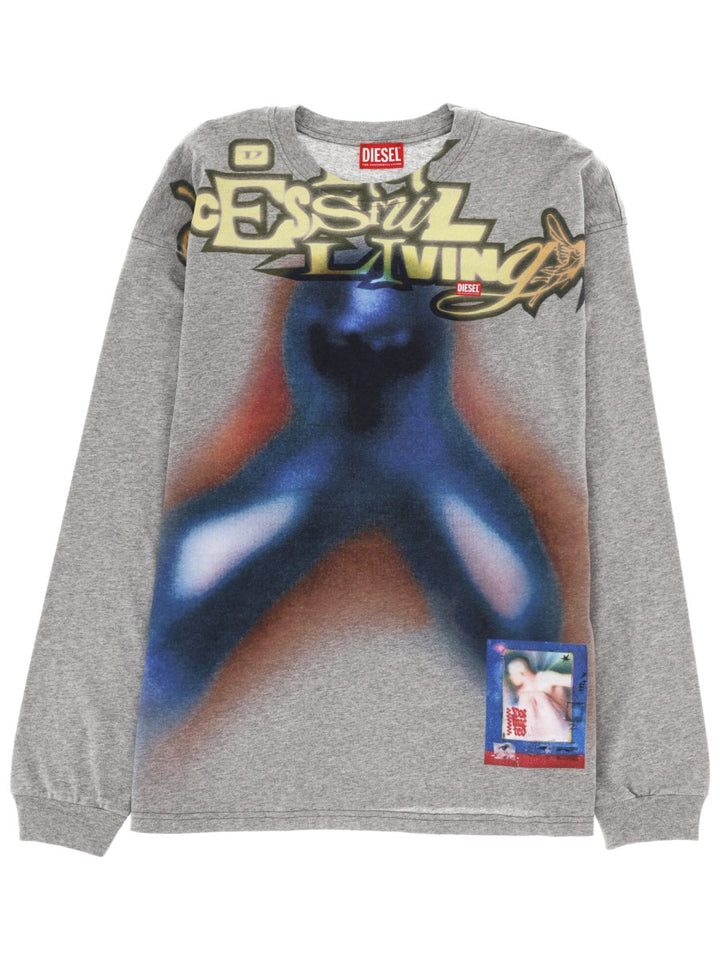 Diesel Sweatshirts - Grey | d1d1eadaa18ed6691c55b0553419597f2a925822