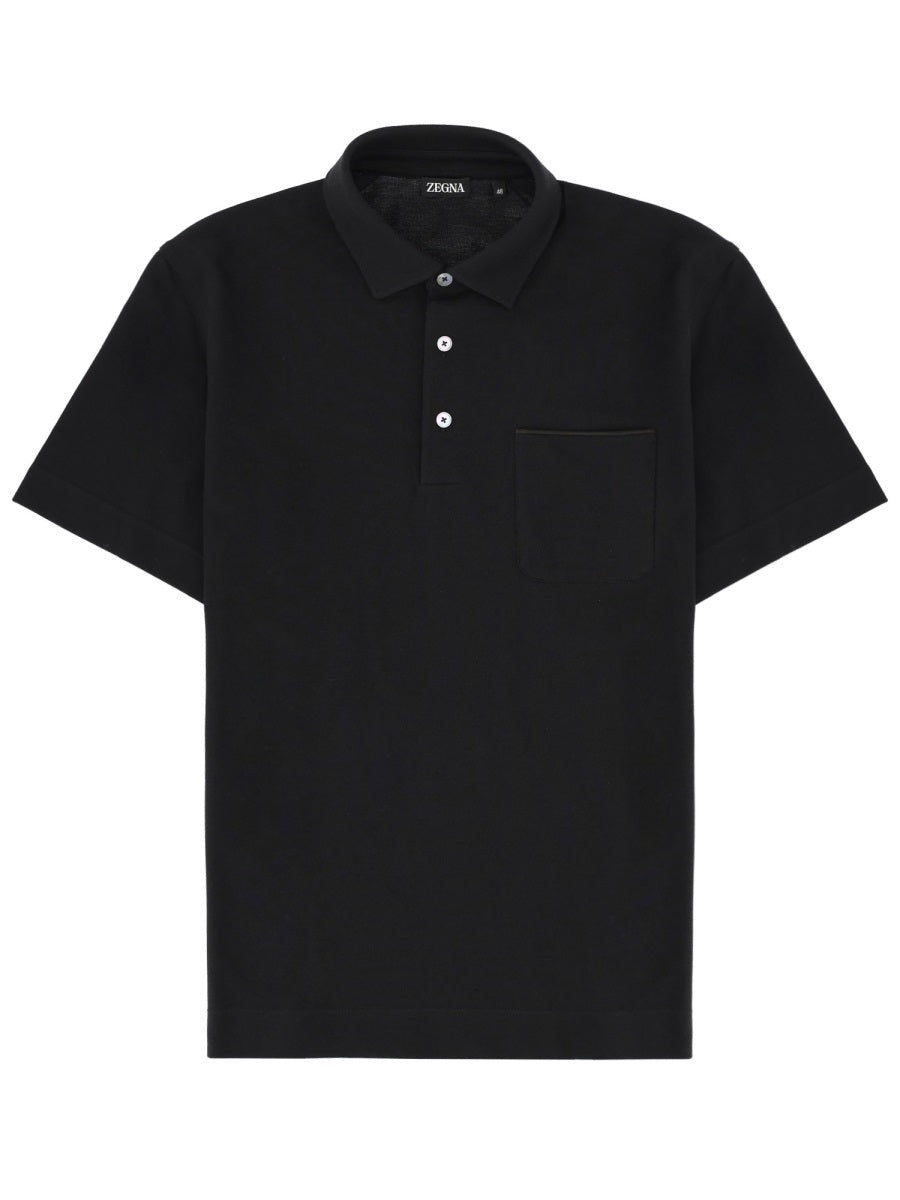Zegna Polo - Black | ce85b8fa0fb8224def983724d8bb72366534a19c