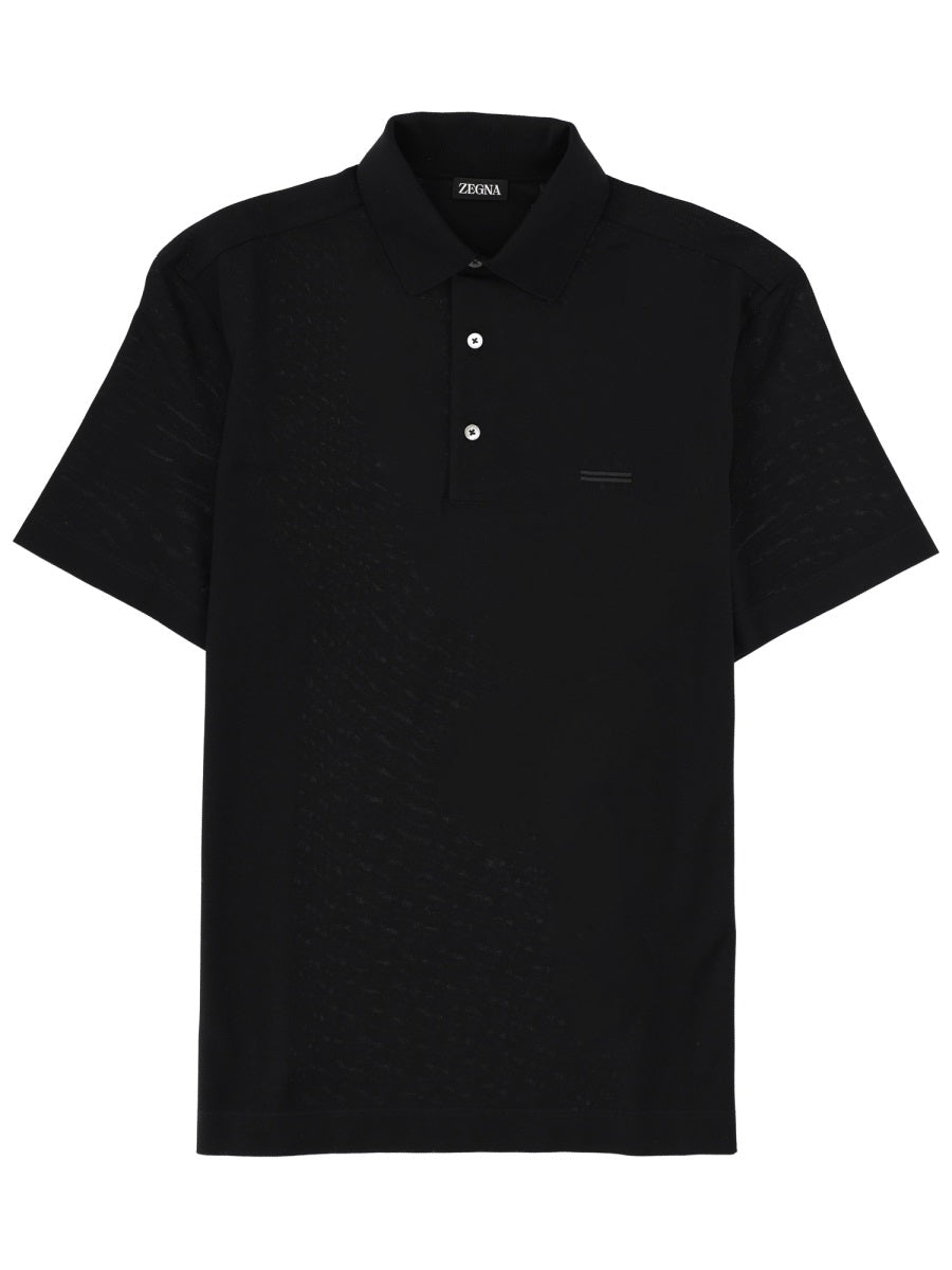 Zegna Polo - Black | 43c7832107e3dd62d60fa275bfc7d825719db5a6