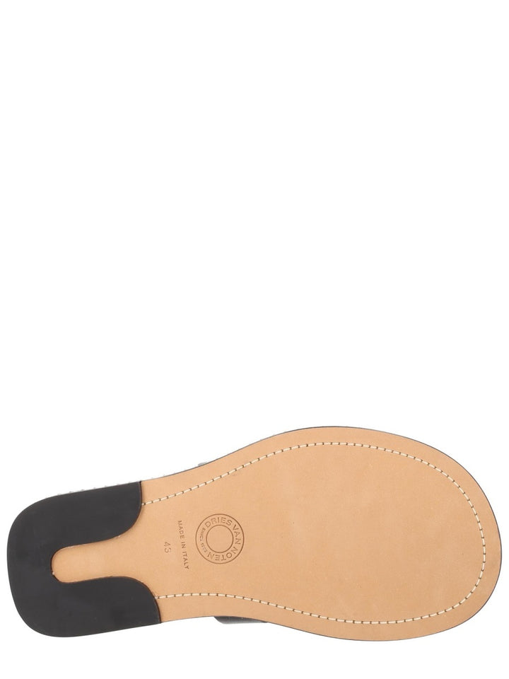 Dries Van Noten Flat Shoes - Black | 72fb9bd04142b37da8aa69f9c205ef205ddde3b7