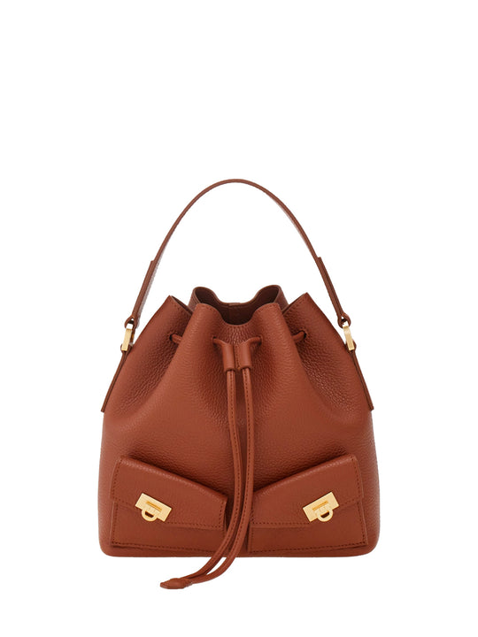 Multi Pocket Bucket Bag