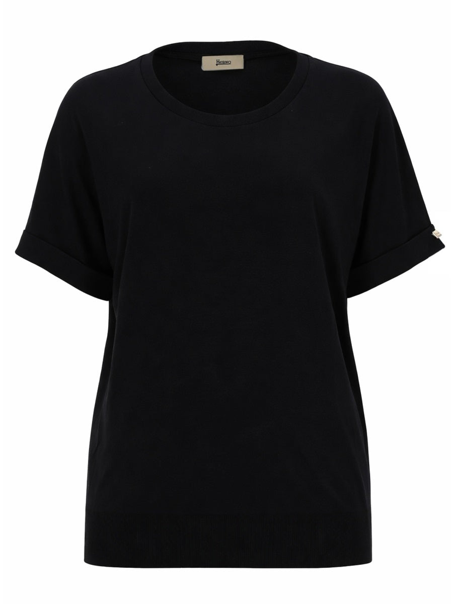 Herno T shirts - Black | 350f688b4668cb3acb7c2d4056480f873301257a