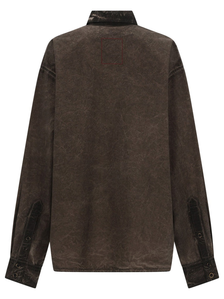 Uma Wang Tops - Brown | 38d4e1bb8d7755ce536a9c297acabe37266508a4