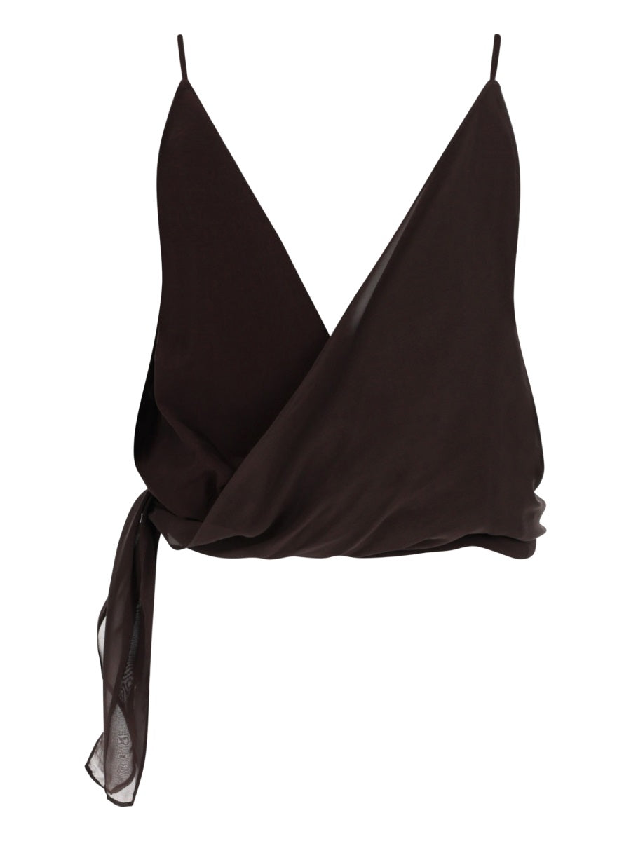 Alysi Tops - Brown | 7dadc251bbeebf19b9e9e3a9e7a77adaada29a5d