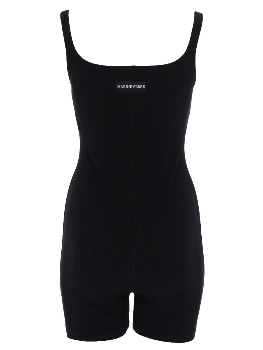 Marine Serre Jumpsuits - Black | b06df8da2fbc9d160983531a496a7e4efe2f9a21