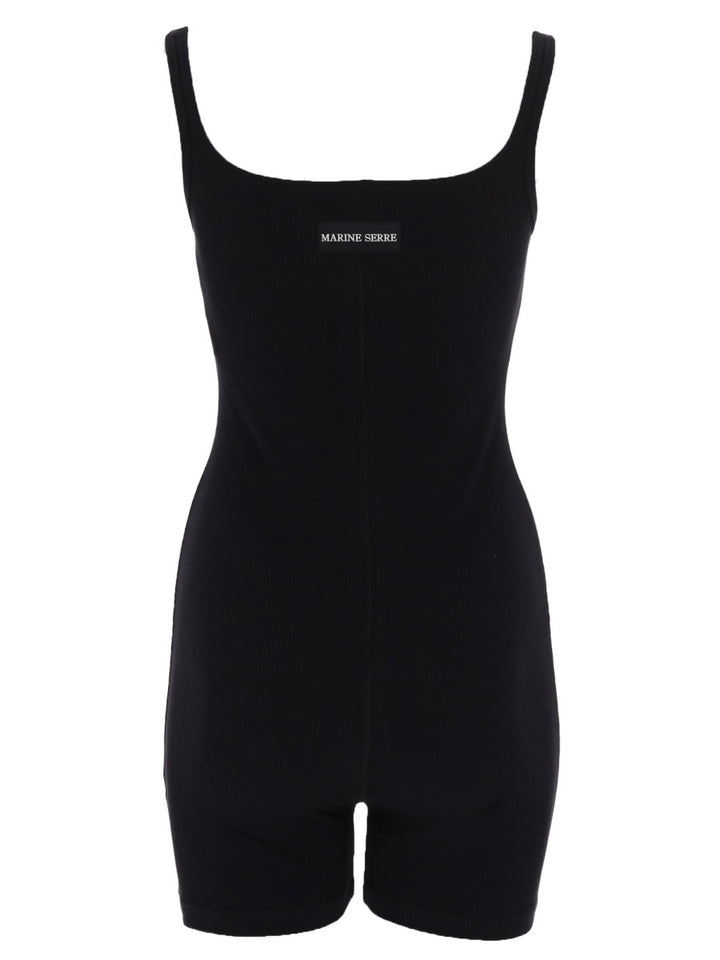 Marine Serre Jumpsuits - Black | b06df8da2fbc9d160983531a496a7e4efe2f9a21