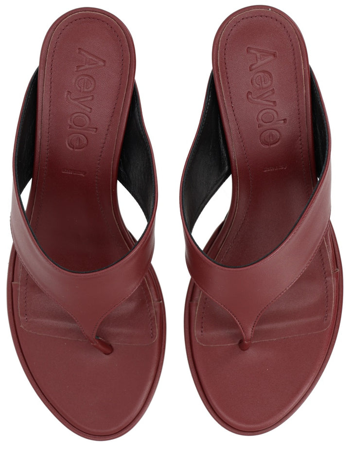 Aeyde Sandals - Bordeaux | 964128115efc42238ac971adf6866784c290f095