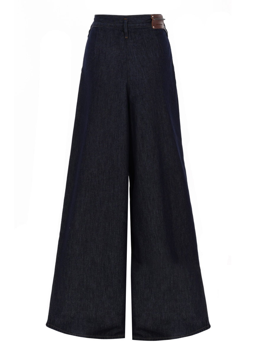 Dries Van Noten Pants - Blue | 86a1e8e6f6183e8ba66bc4c6b6bf7945d0030bbf