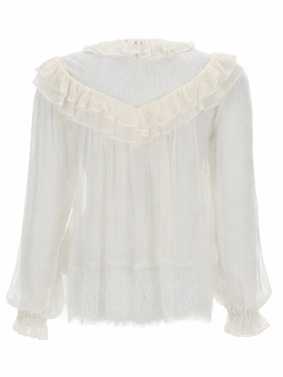 Self-Portrait Tops - White | bcb5033877a601b18ac59b86094d60f634fdc088