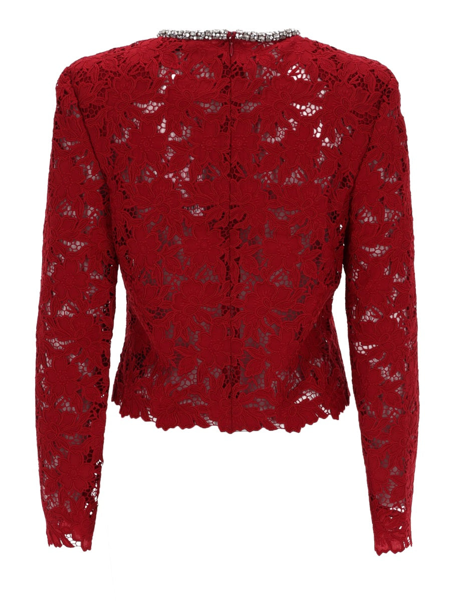 Self-Portrait Tops - Red | 5ae110aced885e6202404f613a7eae880d319ecd