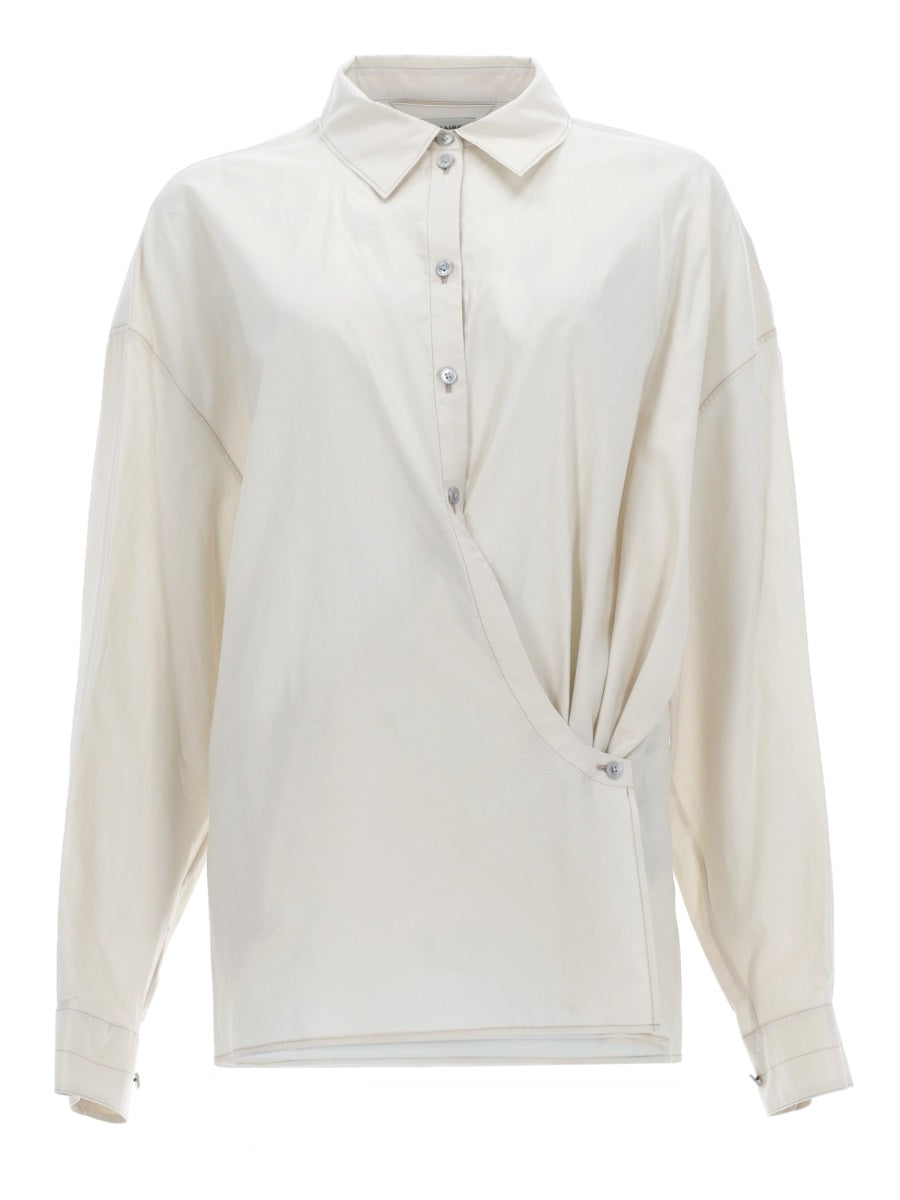 Lemaire Shirts - Ivory | 792fce34c8b819091db197bced780b5710a26c54