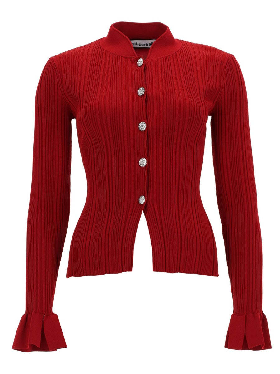 Self-Portrait Sweaters - Red | fe430c3c7fded65b0cfcca45b5dab7f536d16b92
