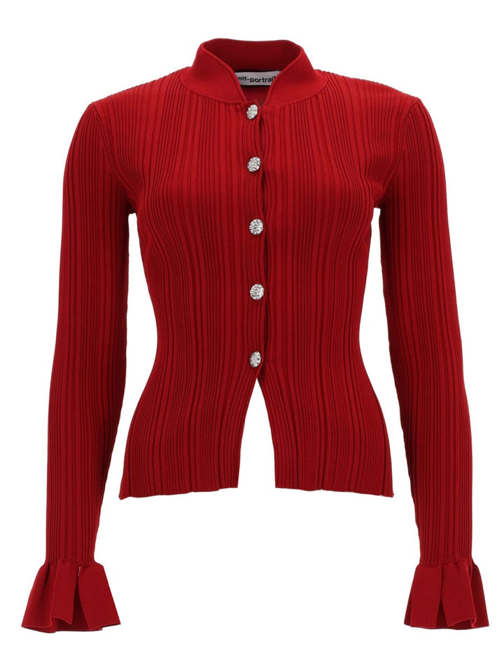 Self-Portrait Sweaters - Red | fe430c3c7fded65b0cfcca45b5dab7f536d16b92