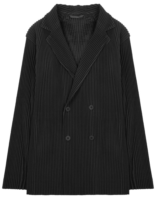 Giacca Plissettata Doppiopetto