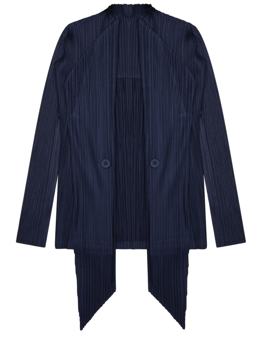 Pleats Please Issey Miyake Jackets - Blue | a5309003a678ed42d23d739a42edc0fe0d041a76