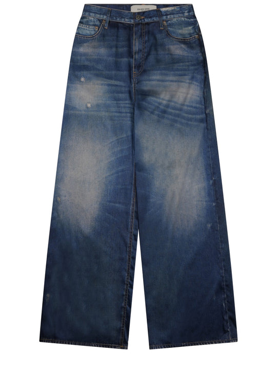 Pantalone Con Stampa Jeans
