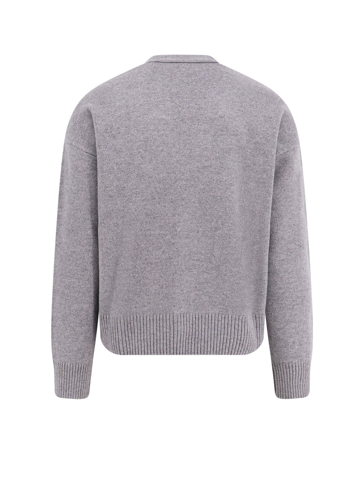 Ami Paris Sweaters - GRIS | b925f9f91e9e19afa206ffaecd09ca4a7ffc4a8a