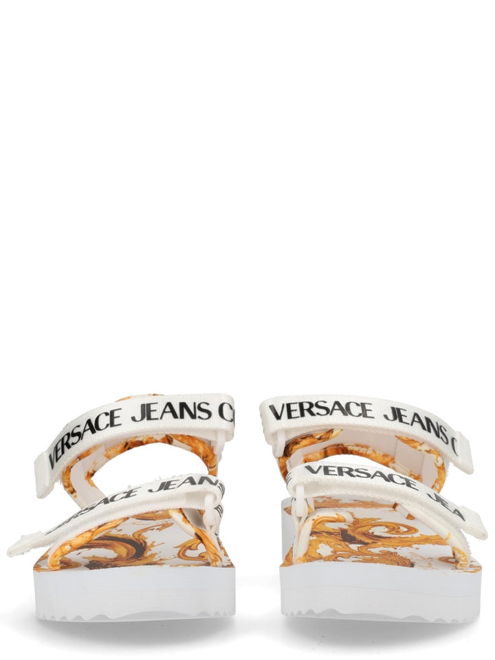 Versace Jeans Couture Sandals - White | db7b23d82f0e1fab74f4b572575fd86fcc6116ee