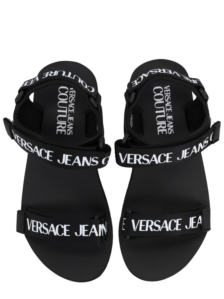 Versace Jeans Couture Sandals - Black | 41096d1e4d4ace01951f8daa886dfae6d5602c94