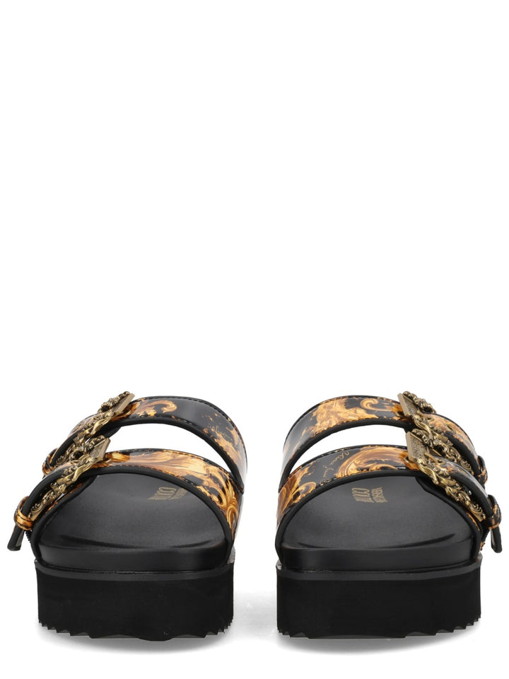 Versace Jeans Couture Sandals - Black | 15c1502f14ab7ce578163334040df0e53970474e