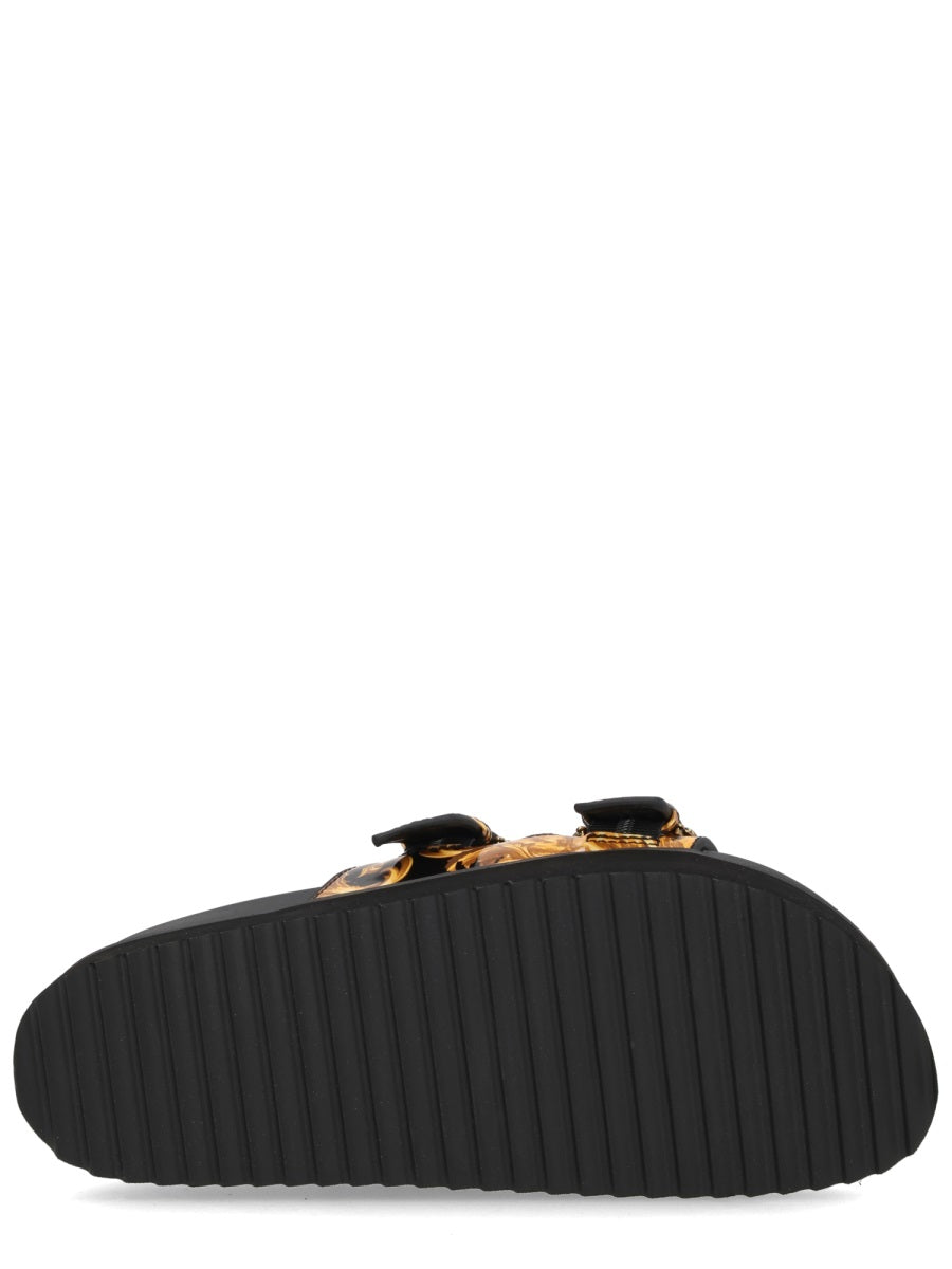 Versace Jeans Couture Sandals - Black | 133d69a600ec2055eecf9b07800d022ecacc6bab