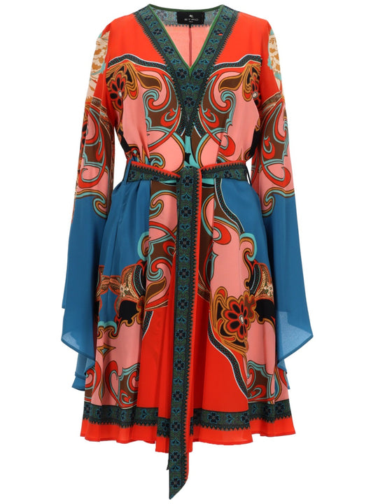 Printed Silk Dress