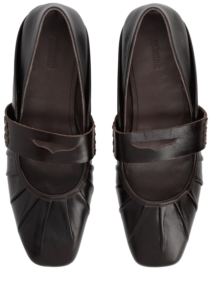 Alohas Flat Shoes - Brown | 591b1db4c6bfee6285f8e864f5b8c15abcd19282