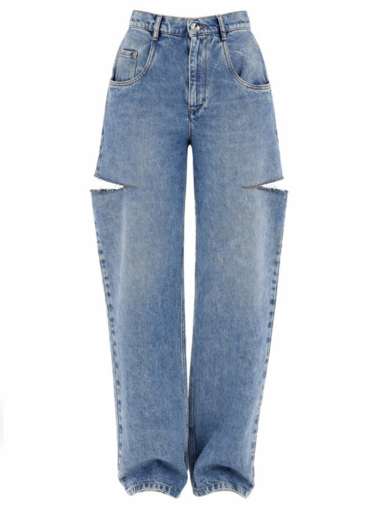 Jeans With Cut Out Detail