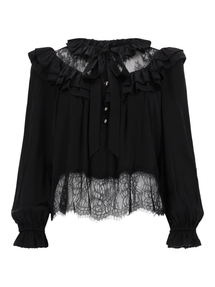 Self-Portrait Tops - Black | a03cdffb67dfcac429382db9c60fdead70bac6af