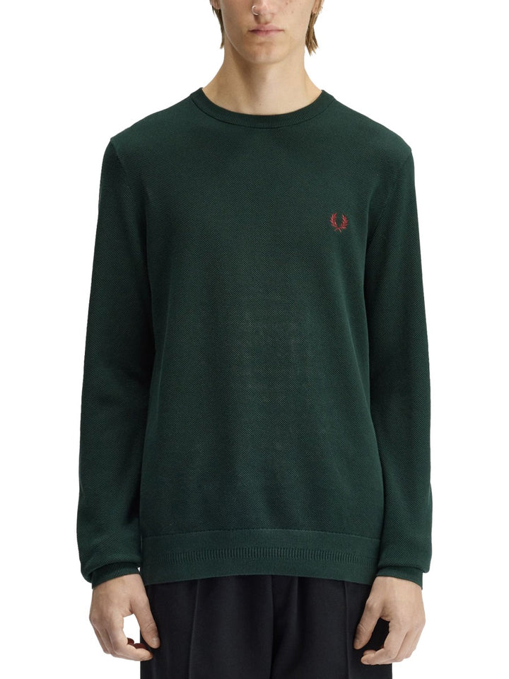 Fred Perry Sweaters - Green | f6702366151ebb6072989b92b725789a9d0f40db