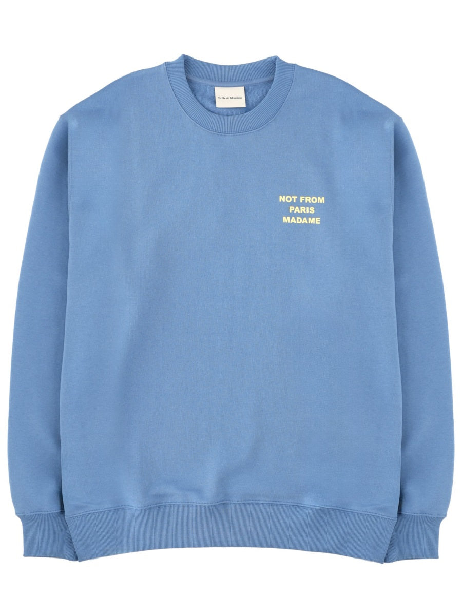 DrÔLe De Monsieur Sweatshirts - Blue | e6e5c12ff80eb16ef8a33aa97ebcf63f6477b24c