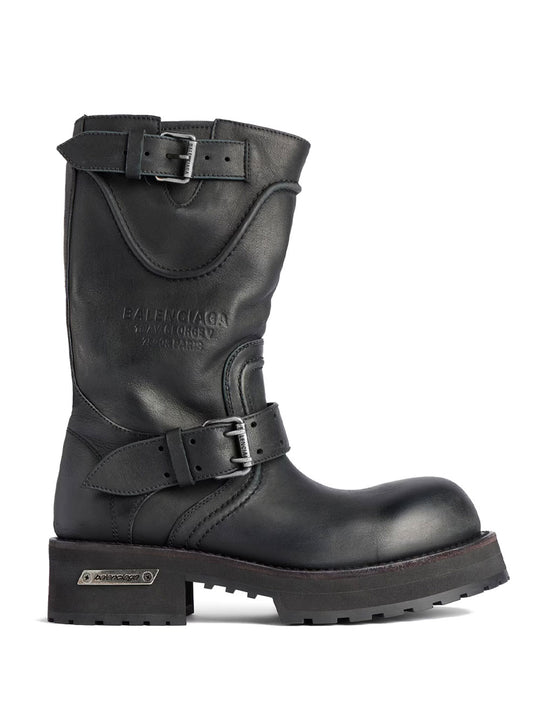 Venom Boots In Worn-Out Effect Leather