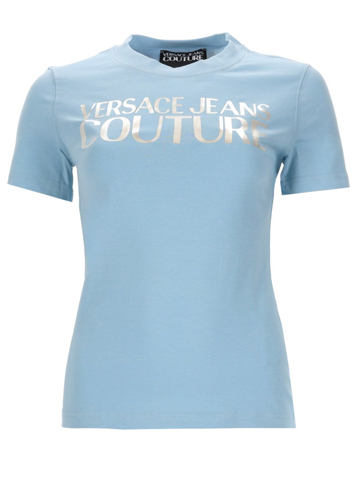 Versace Jeans Couture T shirts - Azure | c08249f1ca33d9351a731add1c239340df46093d