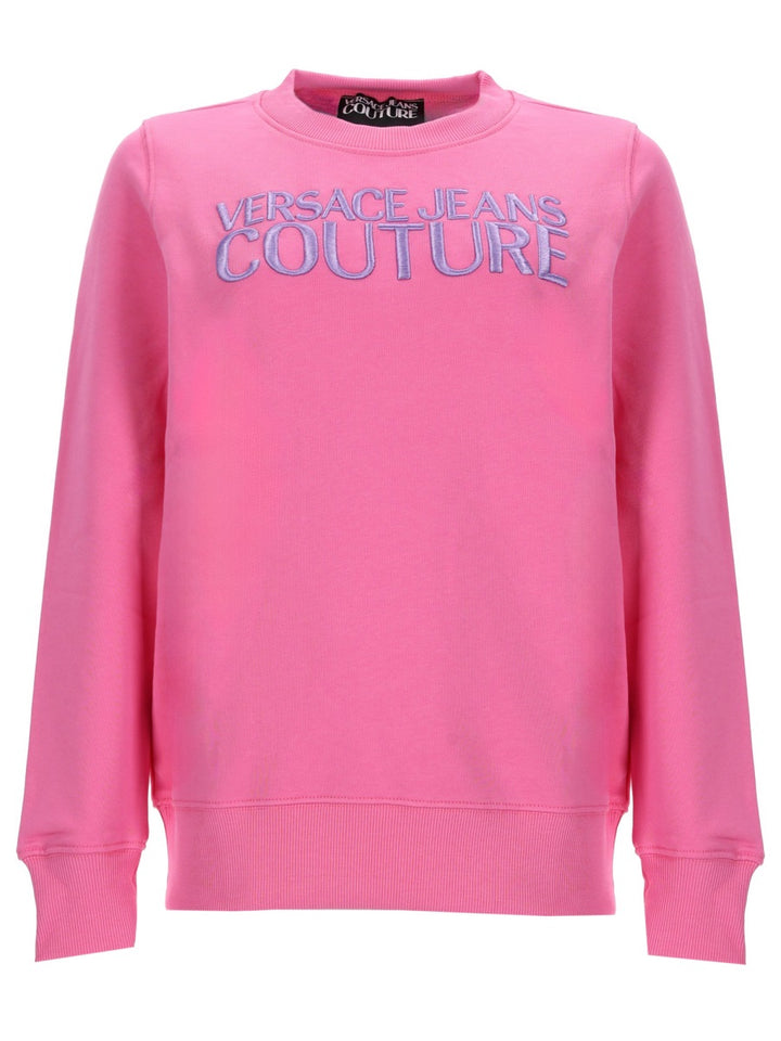 Versace Jeans Couture Sweatshirts - Pink | f5d916f8dbd9df74737f7263e2717df2ff180290